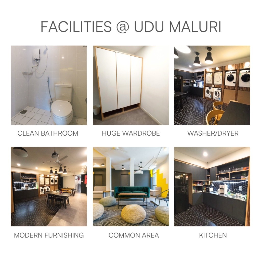 Comfortable Studio At Co-Living Unit 💫At Maluri Only 8 Mins Drive To Tun Razak Exchange 🛍️ - Wilayah Persekutuan Kuala Lumpur - 房间 (合租／分租) - Homates 马来西亚