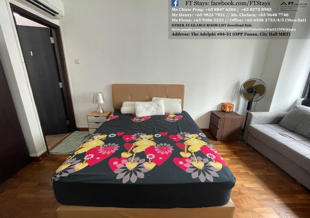 Master room/Long term rental/For 1-2 person stay only/no Owner Stayon/No Agent Fee/Cooking allowed/ Near Somerset MRT / Orchard MRT / Fort Canning MRT/ Available 12 Dec - River Valley 里峇峇利 - 分租房间 - Homates 新加坡