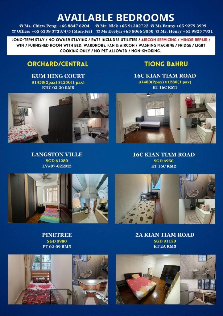 VICTORY HEIGHTS Middle Room /1 persons stay/No Owner Staying/Fully Furnished /WIFI/2 Shared Bathroom/allowed Light Cooking/ Balestier / Toa Payoh/Novena MRT/ Available on Immediately - Toa Payoh 大巴窑 - - Homates 新加坡