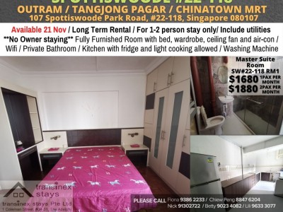 Spottiswoode - SW#22-118RM1 - 107 Spottiswoode Park Road, Singapore 080107