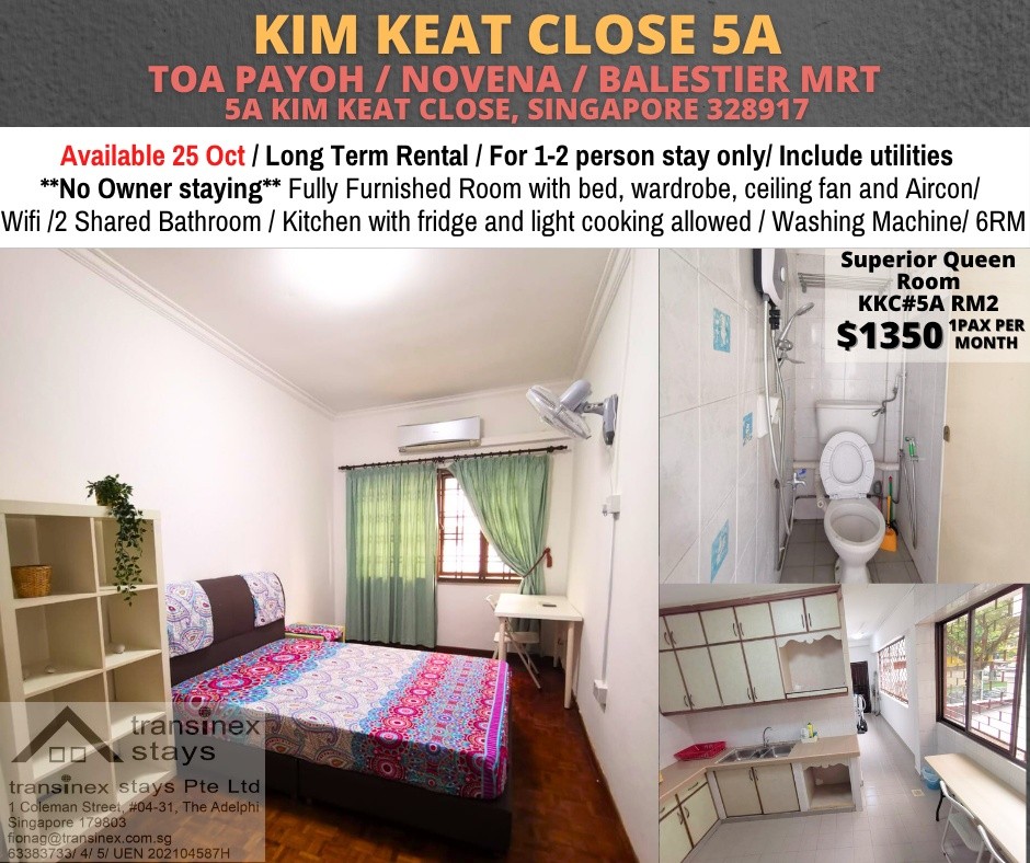 Kim Keat Close 5A RM2 - Toa Payoh 大巴窑 - 整个住家 - Homates 新加坡