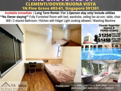 Homates Singapore - Clementi - 1N Pine Grove #03-61 Singapore 591301