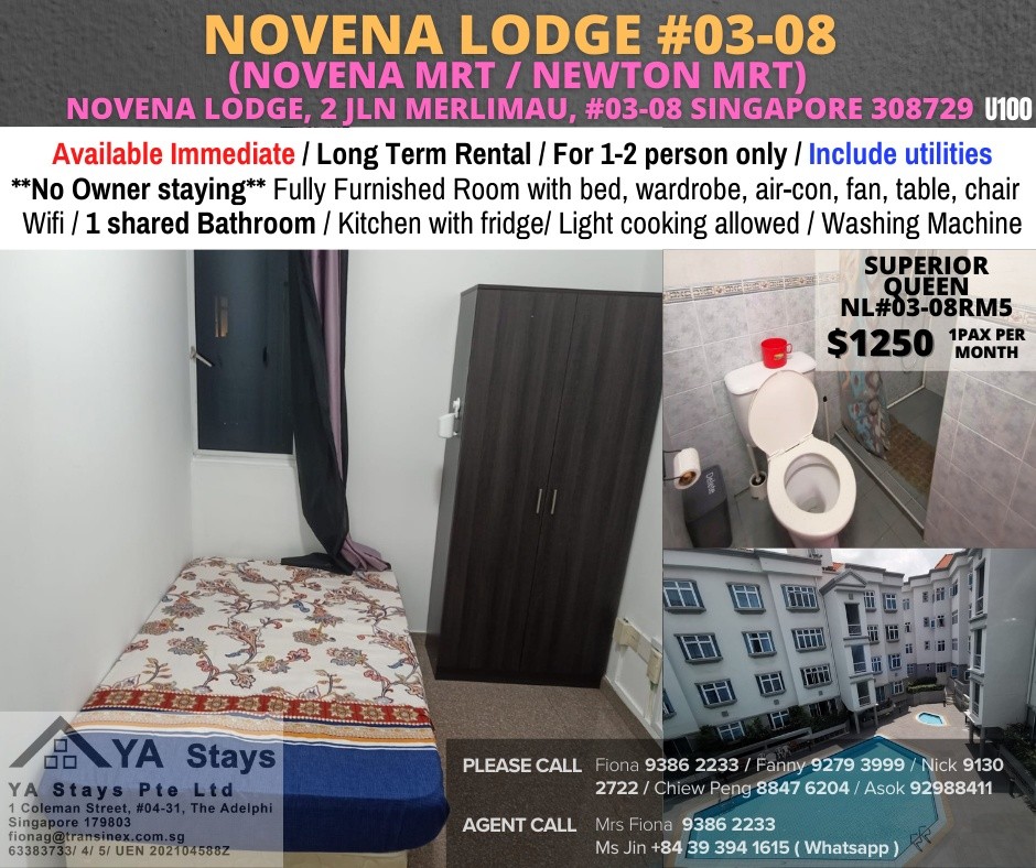 Available Immediate/Common Room/Wi-Fi/No owner staying/No Agent Fee/Cooking allowed/Near Toa Payoh/Novena MRT - Novena - Bedroom - Homates Singapore