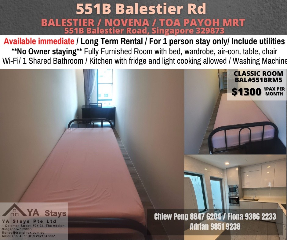 Available﻿ Immediately - Common Room/Include Utilities/Wifi/Aircon/No Agent Fee/Light Cooking Allowed/Washing Machine - Toa Payoh 大巴窯 - 分租房間 - Homates 新加坡