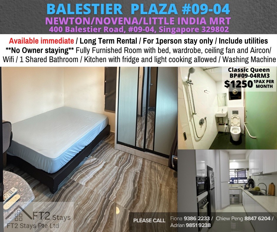 Available﻿ Immediately - Common Room/Include Utilities/Wifi/Aircon/No Agent Fee/Light Cooking Allowed/Washing Machine - Toa Payoh 大巴窯 - 分租房間 - Homates 新加坡