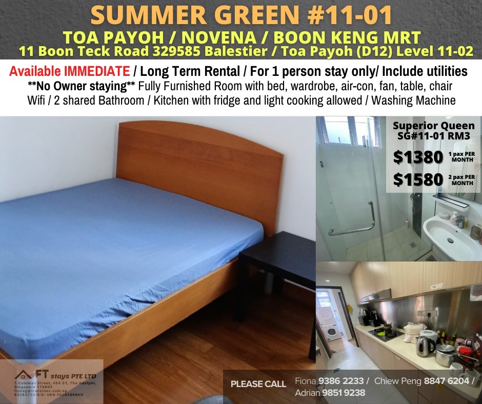 Available﻿ Immediately - Common Room/Include Utilities/Wifi/Aircon/No Agent Fee/Light Cooking Allowed/Washing Machine  - Toa Payoh 大巴窯 - 分租房間 - Homates 新加坡