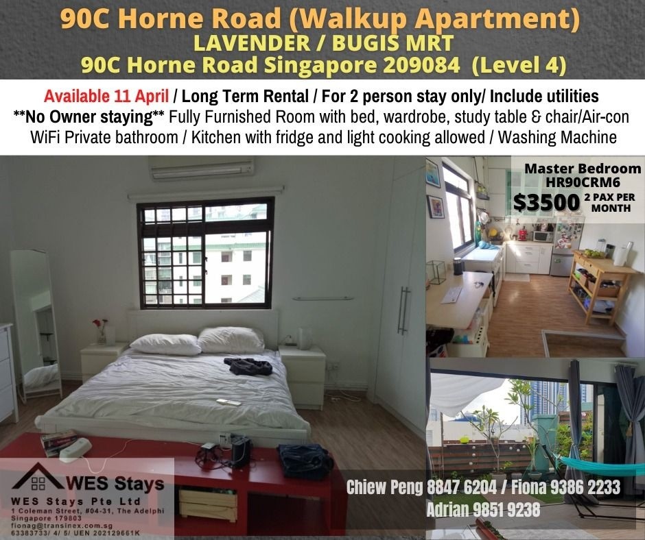 Studio for rent / Lavender, Bugis MRT / Master room / 2 pax stay / Available 11 April - Orchard - Studio - Homates Singapore