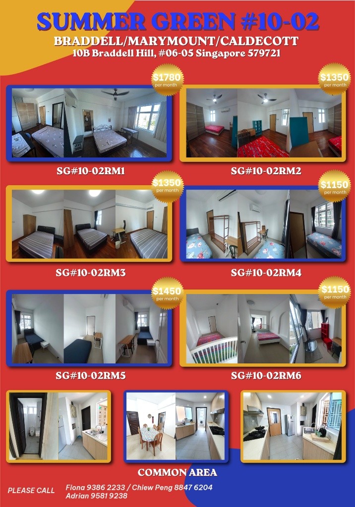 Room for rent/Toa Payoh, Boon Keng, Novena MRT/1 pax stay/Include Utilities/Available IMMEDIATELY - Novena 诺维娜 - 整个住家 - Homates 新加坡