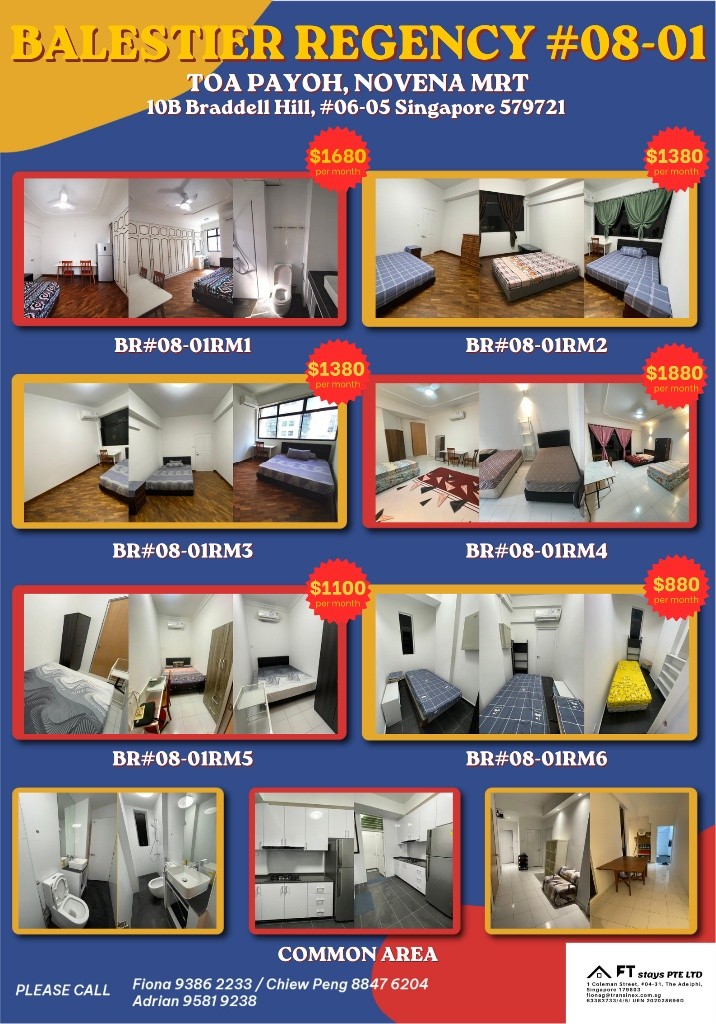 Available﻿ Immediate- Common Room/Include Utilities/Wifi/Aircon/No Agent Fee/Light Cooking Allowed/Washing Machine - Tiong Bahru 中嗒鲁 - 分租房间 - Homates 新加坡