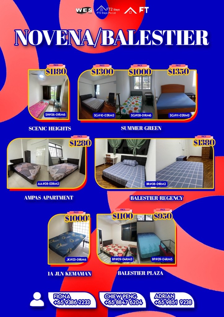 Available﻿ immediately - Common Room/Include Utilities/Wifi/Aircon/No Agent Fee/Light Cooking Allowed/Washing Machine - Toa Payoh 大巴窑 - 分租房间 - Homates 新加坡
