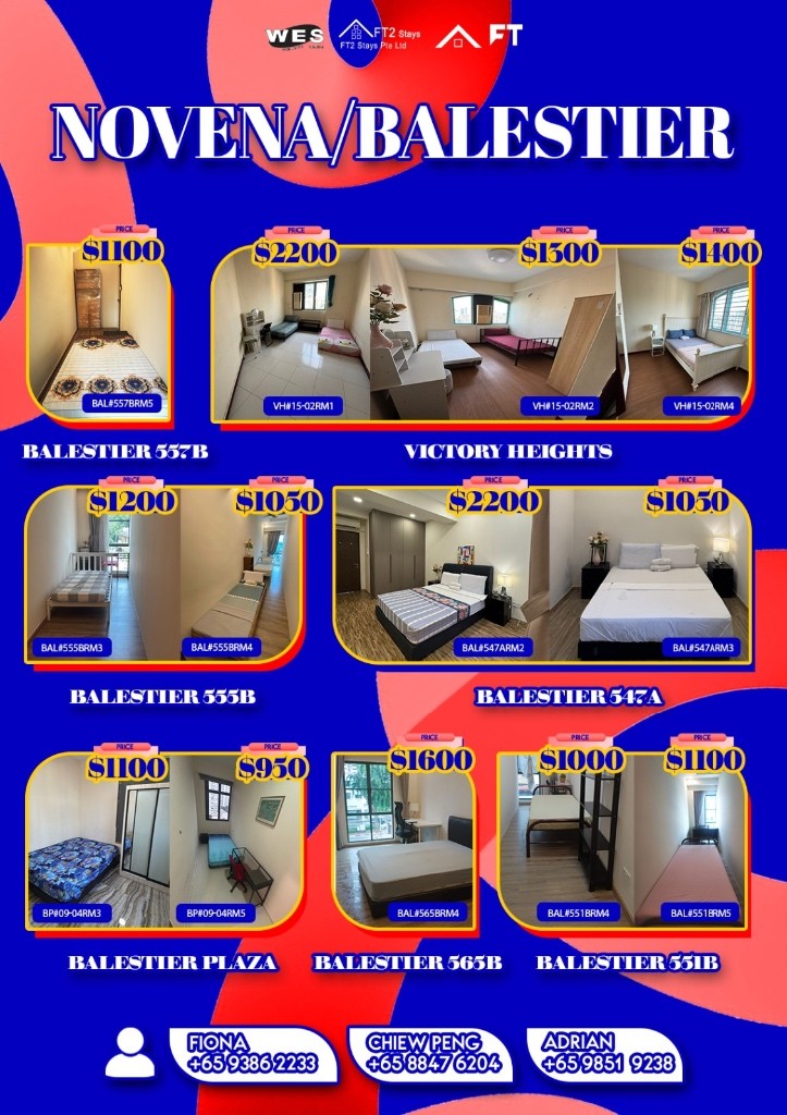 Available﻿ Immediately - Master Room/Include Utilities/W ifi/Aircon/No Agent Fee/Light Cooking Allowed/Washing Machine - Toa Payoh - Bedroom - Homates Singapore