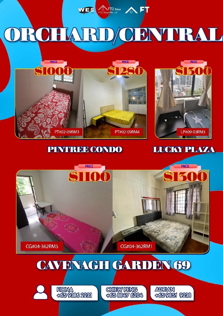 Room for rent / DHOBY GAUT / SOMERSET / Common room / 1-2pax stay / Available September 2 - Orchard - Flat - Homates Singapore