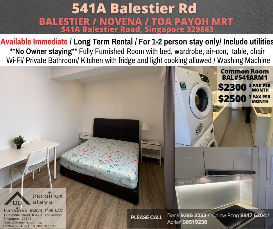 📍Room for rent/  Available Immediate - Condo Common Room at Balestier   - Novena - Flat - Homates Singapore