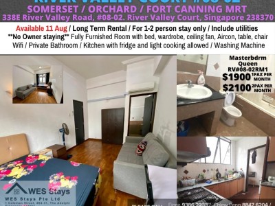 Homates Singapore - Somerset - 338E River Valley Road, #08-02. River Valley Court, Singapore 238370