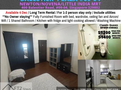 Singapore -  - 400 Balestier Road, #09-04, Singapore 329802 