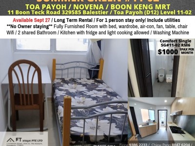 Singapore -  - 11 Boon Teck Road 329585 Balestier / Toa Payoh (D12) Level 11-02