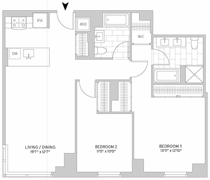 纽约曼哈顿中城超豪华公寓两室一厅公寓$8600/月出租 - New York - 整套出租 - Homates 美国