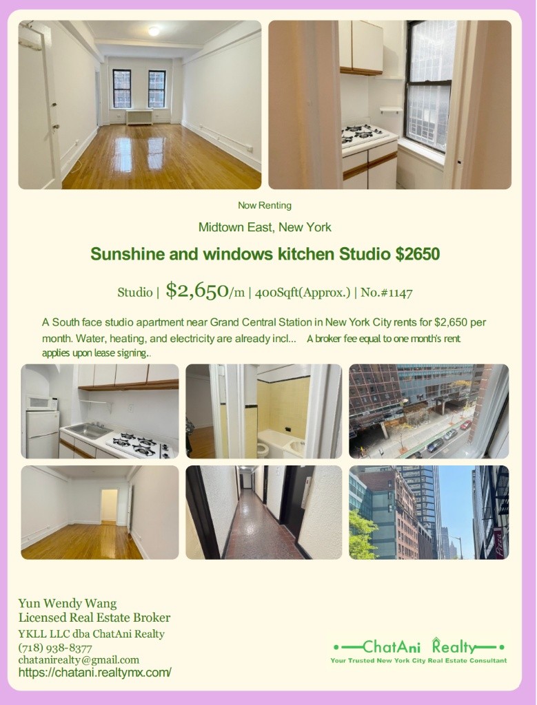 纽约市曼哈顿中城东 52 街 1整套公寓出租 - New York - Flat - Homates United States