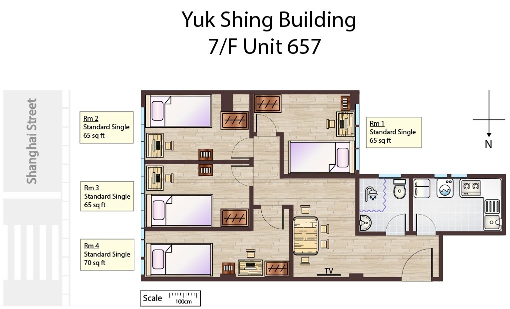 [Mongkok | 旺角] Single Rooms for Boys/Girls in Shared Flats 合租單位男女生單人間 - 旺角/油麻地 - 住宅 (整間出租) - Homates 香港