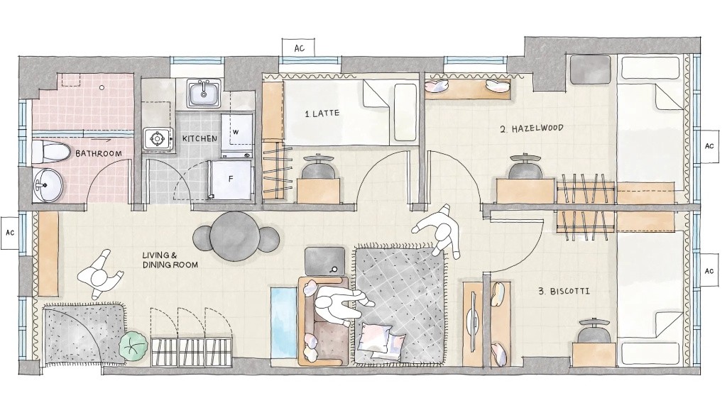 Newly furnished units with Japanese design for rent  - 灣仔 - 房間 (合租／分租) - Homates 香港