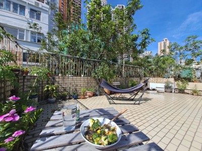 Flat with roof terrace in Sai Ying Pun - Hospital Road