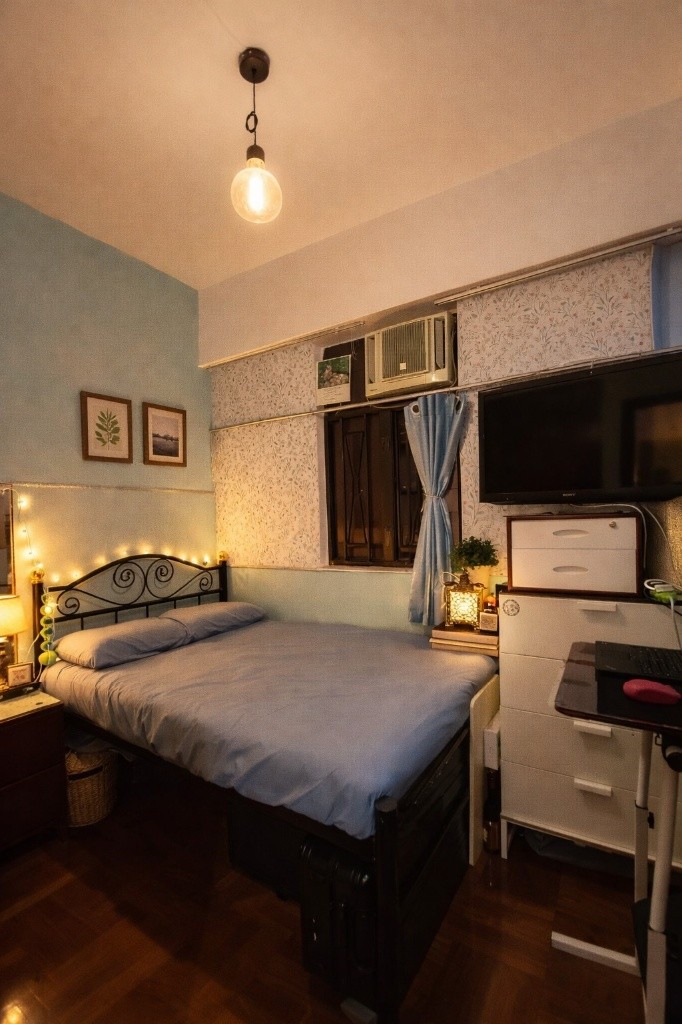 免佣，交通方便（近地鐵），新净高層大厦，安静光猛配套大房!， - Jordan/Tsim Sha Tsui - Bedroom - Homates Hong Kong