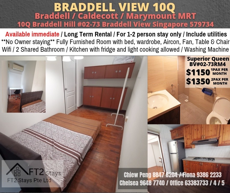 10Q BRADELL VIEW - $1150 - Braddell 布莱徳 - 整个住家 - Homates 新加坡