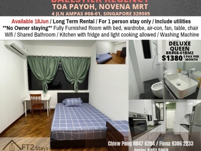 BALESTIER REGENCY - $1380 - 4 Jalan Ampas, #08-01, Singapore 329505