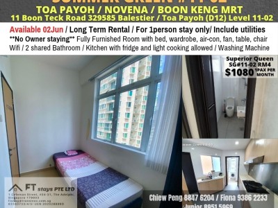 SUMMER GREEN - $1080 - 11 Boon Teck Road, # 11-02, Singapore 329585