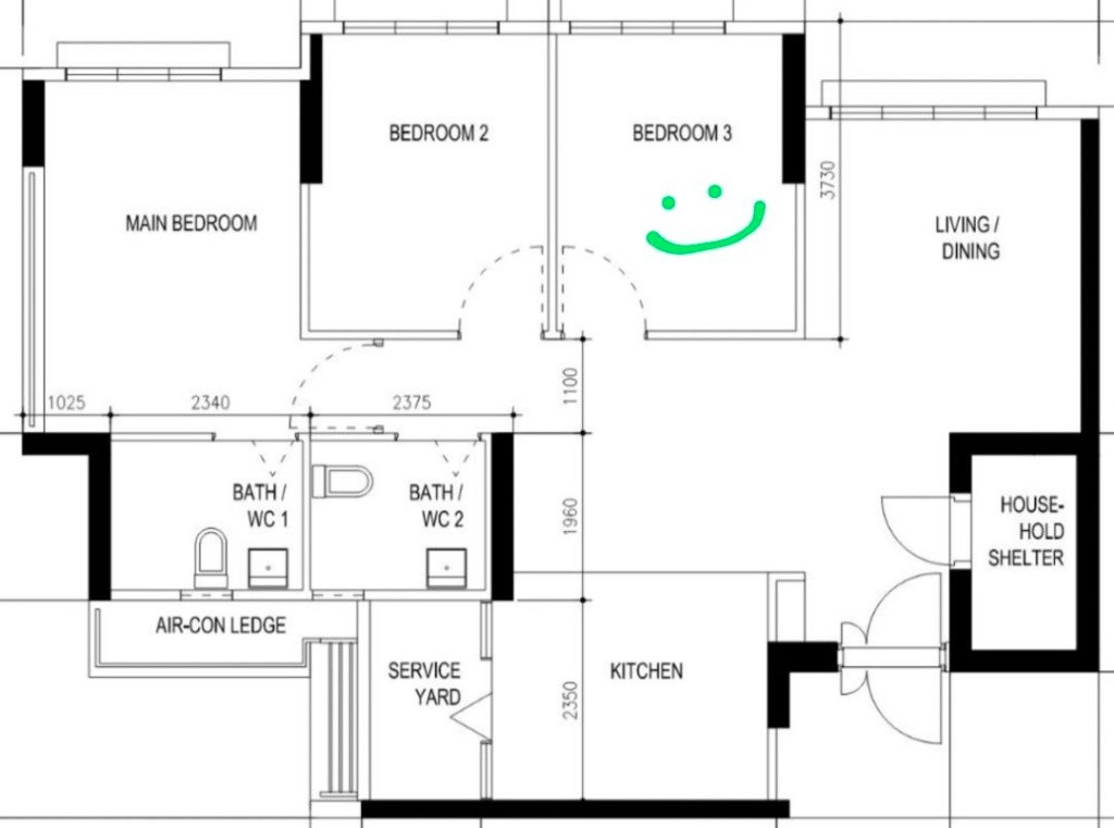Room for rent in Tampines Boulevard (No Agent Fee, No Landlord) - Tampines 淡滨尼 - 分租房间 - Homates 新加坡