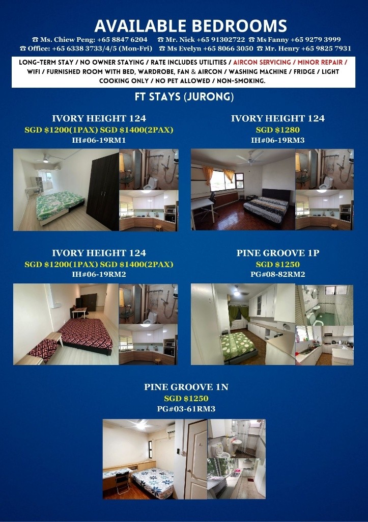 Room For Rent - Bukit Batok, Blk 1P Pine Grove - Bukit Timah 武吉知馬 - 分租房间 - Homates 新加坡