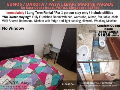 Homates Singapore - Paya Lebar - 50 East Coast Road, #07-02, Singapore 428769