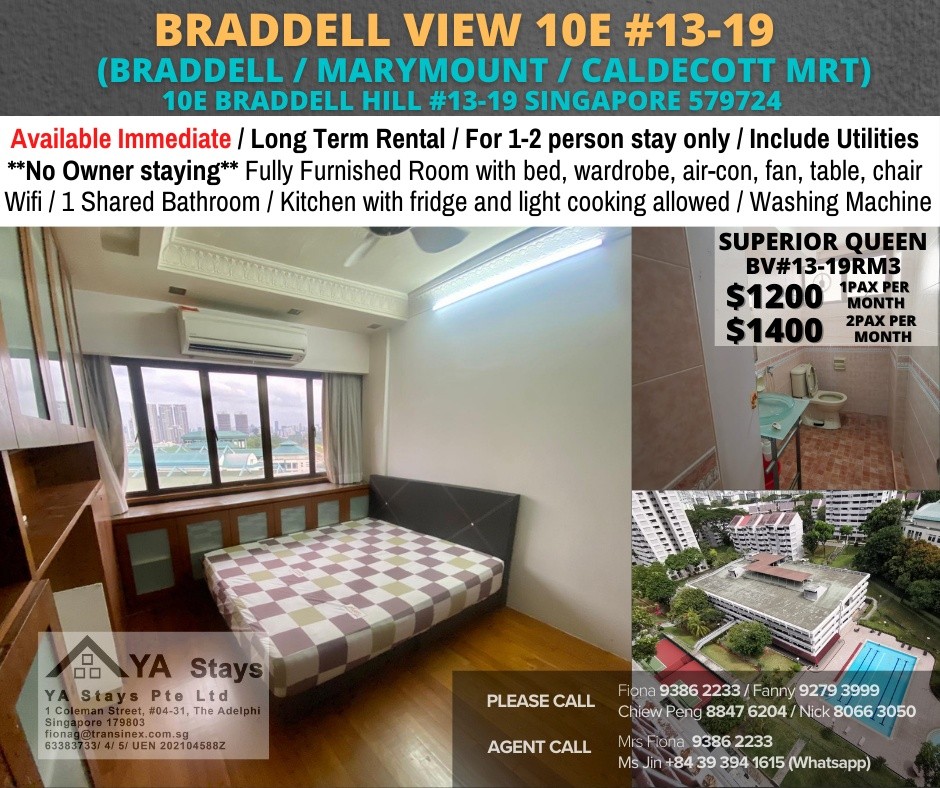 Room For Rent - Braddell (Toa Payoh) - Bishan - Flat - Homates Singapore