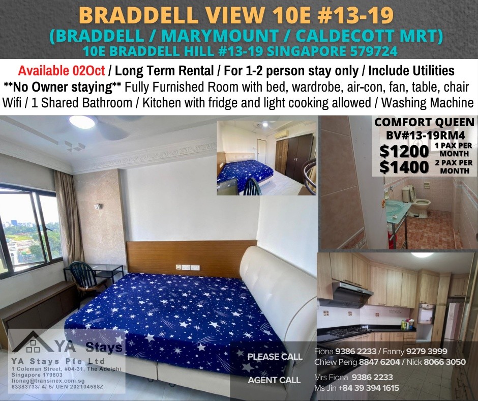 Room For Rent - Braddell (Toa Payoh) - Bishan - Flat - Homates Singapore