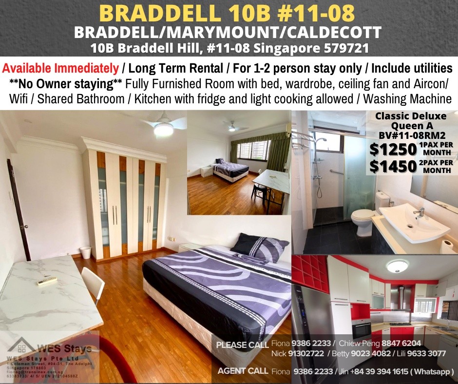 BRADDELL VIEW 10B - BV#11-08RM2/ Braddell MRT / Marymount MRT / Caldecott MRT - Common Room - Available﻿ Immediately - Toa Payoh - Flat - Homates Singapore