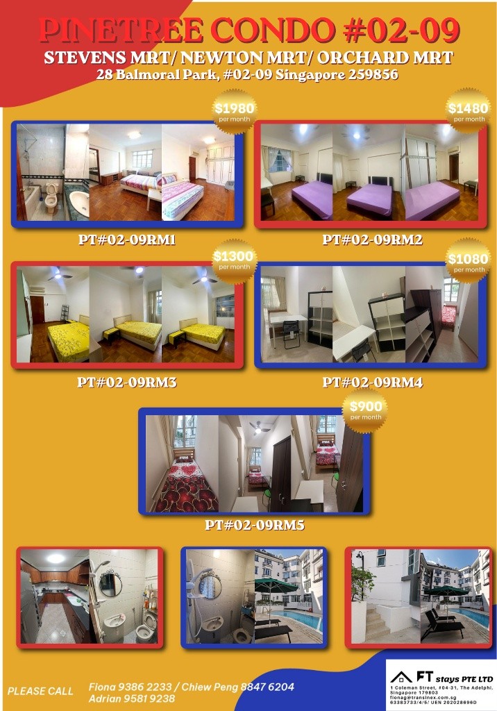 Room for rent / Orchard, Stevens / Common room / 1pax stay / Available immediate - Bukit Timah - Bedroom - Homates Singapore