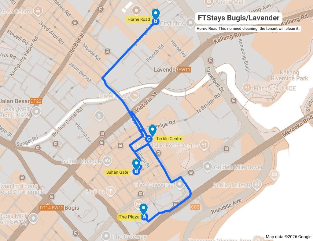 Room for rent / Lavender, Bugis / Common room / 1pax stay / Available immediate - Bugis - Bedroom - Homates Singapore