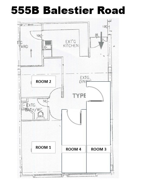 Room for Rent/Balestier, Toa Payoh MRT/ For 1 pax/ Available Immediately - Novena - Flat - Homates Singapore