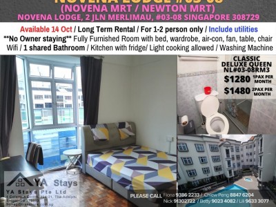 Homates Singapore - Novena - Novena Lodge, 2 Jln Merlimau, #03-08 Singapore 308729